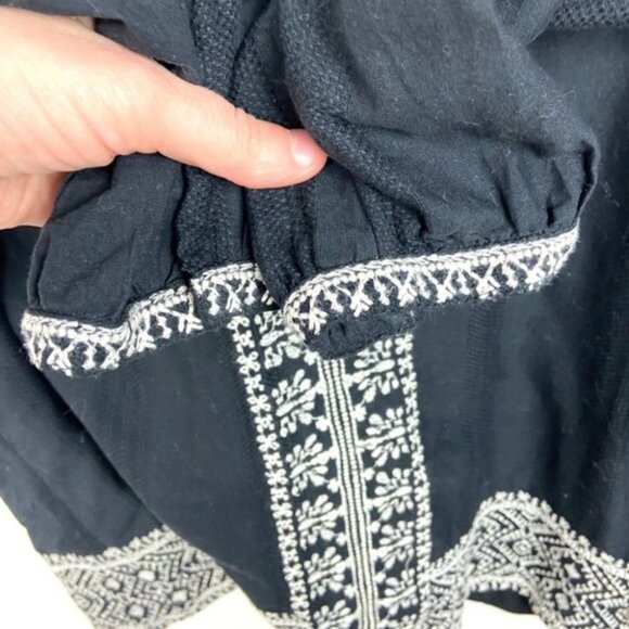 Madewell Camelia Boho Tassel Tunic Embroidered Top Size‎ XS Bohemian Peasant - Picture 5 of 7